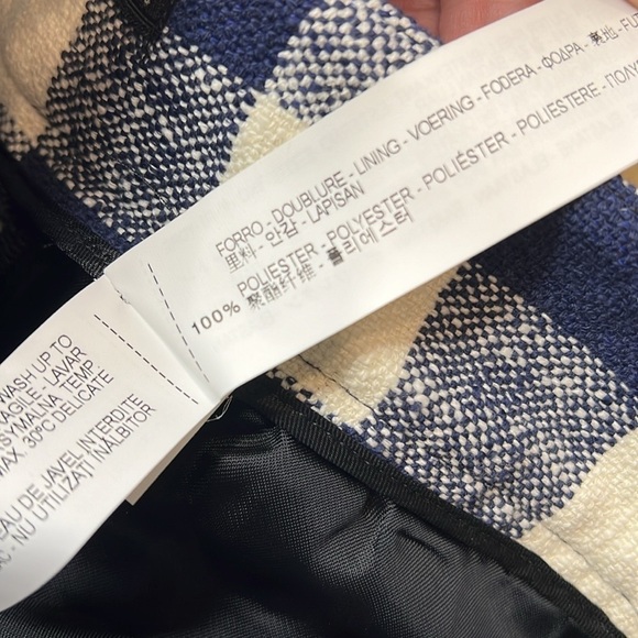 Zara High Waisted Gingham Shorts Size M - Picture 7 of 7